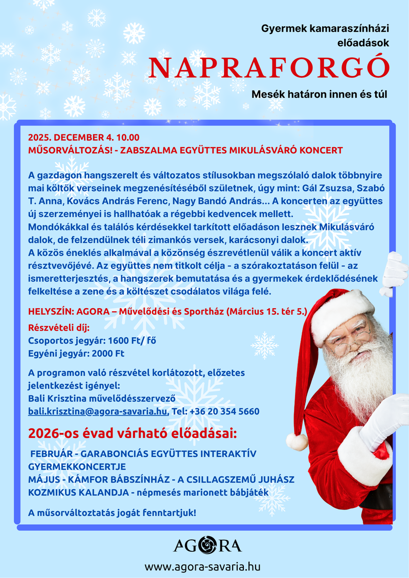 MSORVLTOZS! – ZABSZALMA EGYTTES MIKULSVR KONCERT