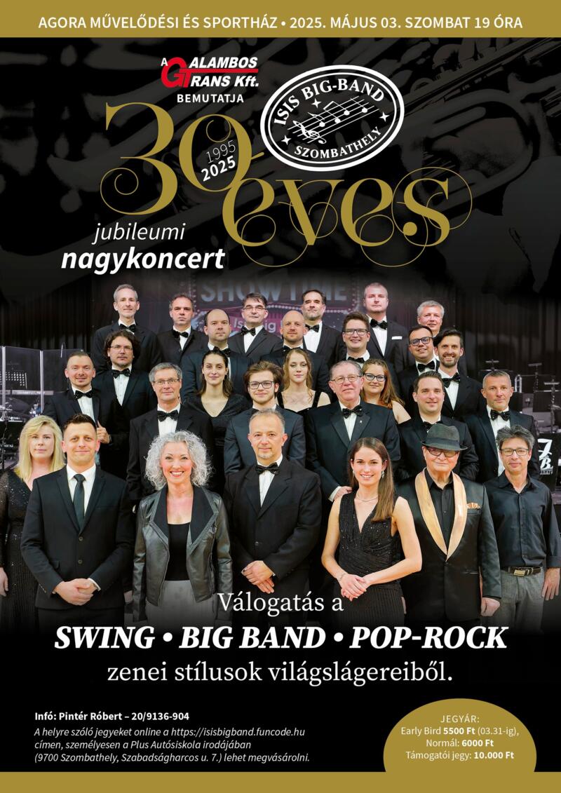 ISIS BIG BAND 30 VES JUBILEUMI KONCERT