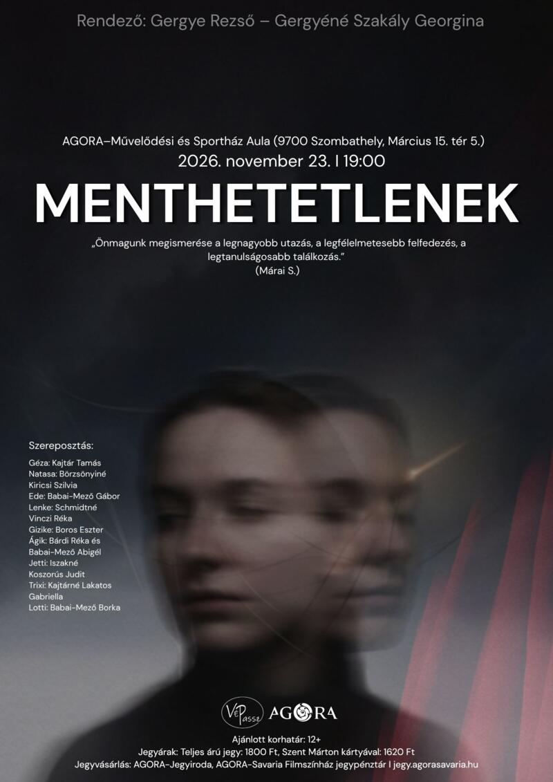VÉPASSZ – MENTHETETLENEK!? VÉPASSZ – MENTHETETLENEK!?