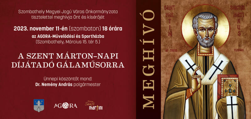SZENT MÁRTON GÁLA SZENT MÁRTON GÁLA