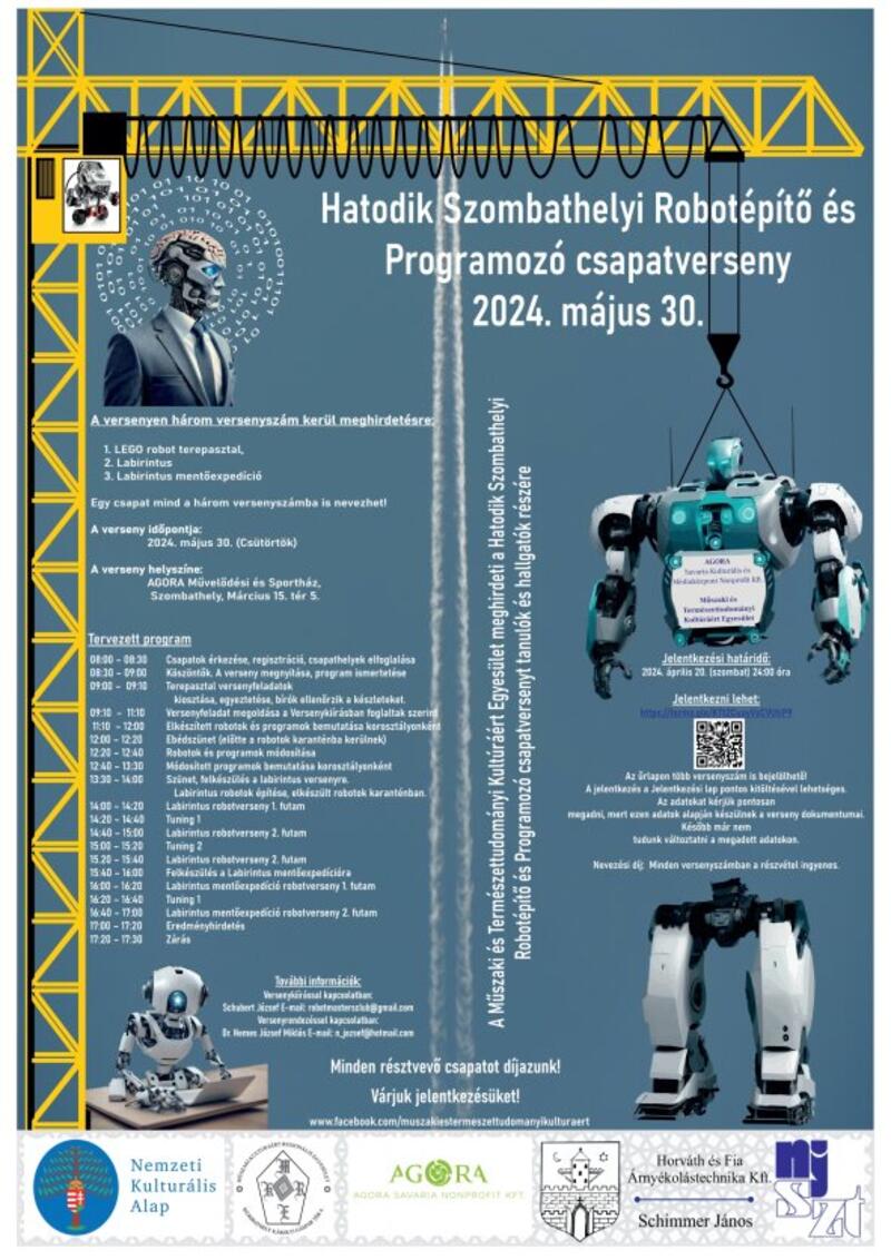 6. SZOMBATHELYI ROBOTPT S PROGRAMOZ CSAPATVERSENY