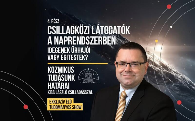 CSILLAGKÖZI LÁTOGATÓK A NAPRENDSZERBEN – DR. KISS LÁSZLÓ ELŐADÁSA CSILLAGKÖZI LÁTOGATÓK A NAPRENDSZERBEN – DR. KISS LÁSZLÓ ELŐADÁSA