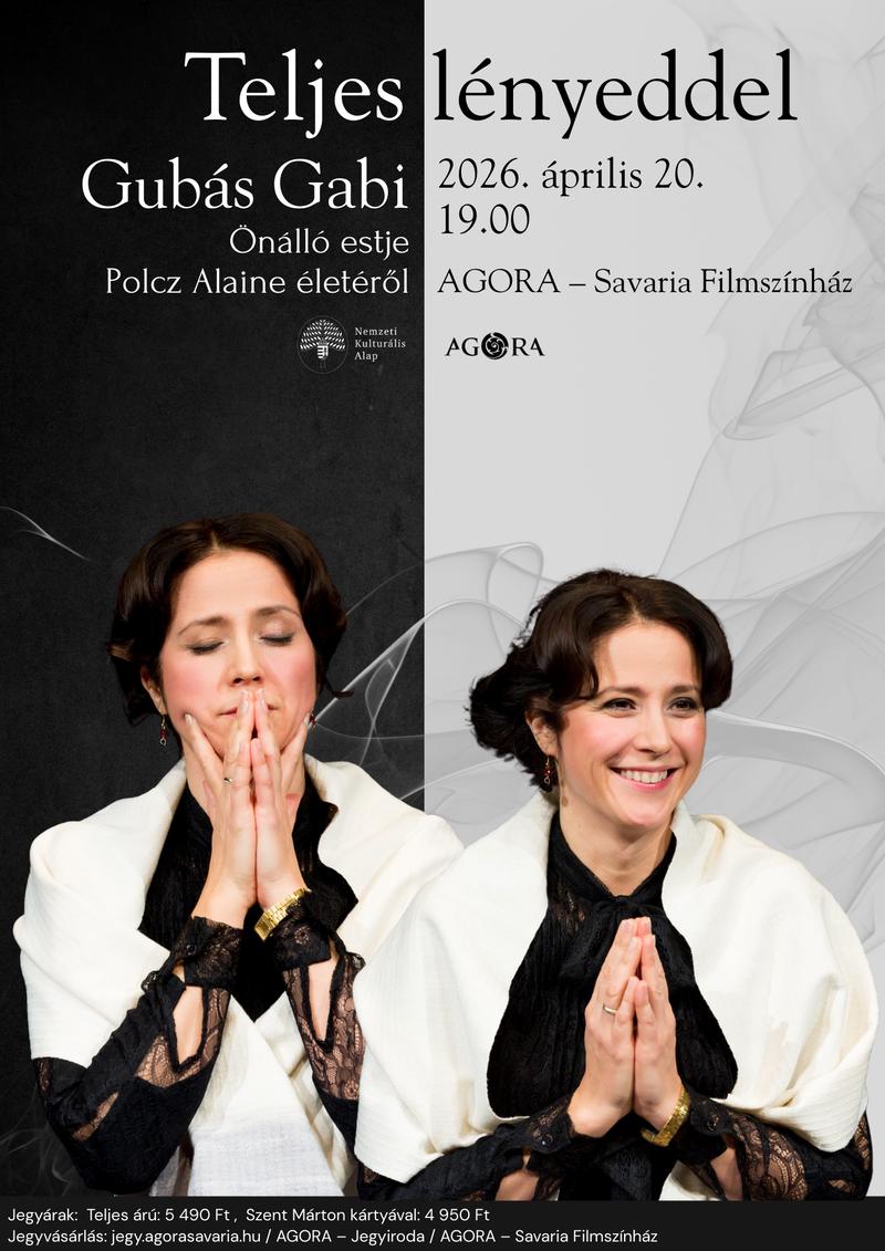 GUBÁS GABI - TELJES LÉNYEDDEL GUBÁS GABI - TELJES LÉNYEDDEL